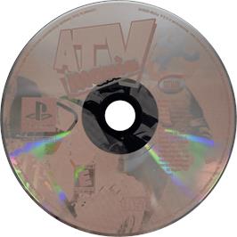 Cartridge artwork for Atv Mania on the Sony Playstation.