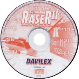 Cartridge artwork for Autobahn Raser 2 on the Sony Playstation.
