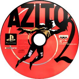 Cartridge artwork for Azito 2 on the Sony Playstation.