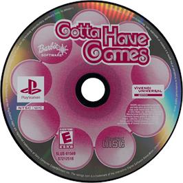 Cartridge artwork for Barbie - Gotta Have Games on the Sony Playstation.