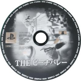 Cartridge artwork for Beach Volley (simple 1500 Series), The on the Sony Playstation.