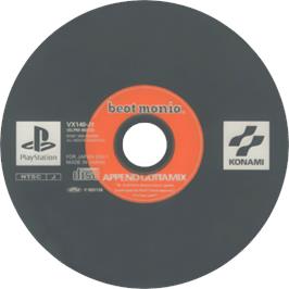 Cartridge artwork for Beat Mania Append Gottamix on the Sony Playstation.