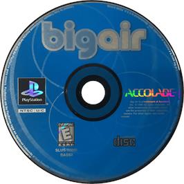 Cartridge artwork for Big Air on the Sony Playstation.