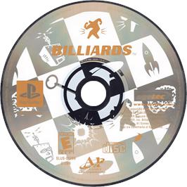 Cartridge artwork for Billiards on the Sony Playstation.