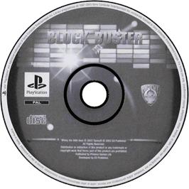 Cartridge artwork for Block Buster on the Sony Playstation.