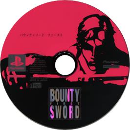 Cartridge artwork for Bounty Sword First on the Sony Playstation.