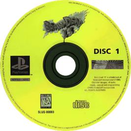 Cartridge artwork for Brain Dead 13 on the Sony Playstation.
