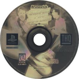Cartridge artwork for Brunswick Circuit Pro Bowling on the Sony Playstation.