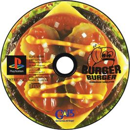 Cartridge artwork for Burger Burger - Hamburger Simulation on the Sony Playstation.