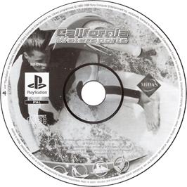 Cartridge artwork for California Watersports on the Sony Playstation.