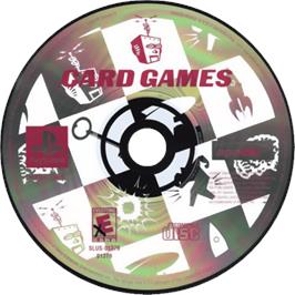 Cartridge artwork for Card Games on the Sony Playstation.