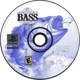 Cartridge artwork for Championship Bass on the Sony Playstation.