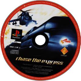 Cartridge artwork for Chase the Express on the Sony Playstation.