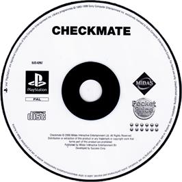 Cartridge artwork for Checkmate on the Sony Playstation.