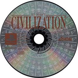 Cartridge artwork for Civilization on the Sony Playstation.