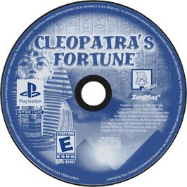 Cartridge artwork for Cleopatra's Fortune on the Sony Playstation.