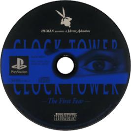 Cartridge artwork for Clock Tower - The First Fear on the Sony Playstation.
