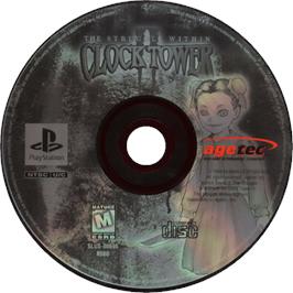 Cartridge artwork for Clock Tower 2: The Struggle Within on the Sony Playstation.