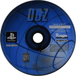 Cartridge artwork for DBZ: Dead Ball Zone on the Sony Playstation.