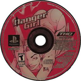 Cartridge artwork for Danger Girl on the Sony Playstation.
