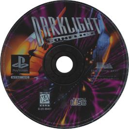 Cartridge artwork for Darklight Conflict on the Sony Playstation.