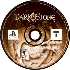 Cartridge artwork for Darkstone - Evil Reigns on the Sony Playstation.