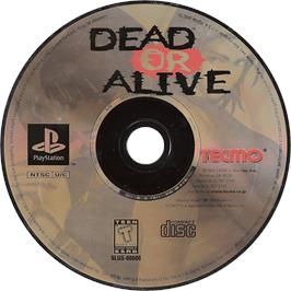 Cartridge artwork for Dead or Alive on the Sony Playstation.