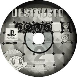 Cartridge artwork for Destructo 2 on the Sony Playstation.