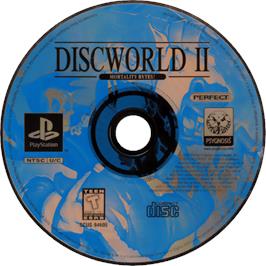 Cartridge artwork for Discworld 2 - Missing Presumed? on the Sony Playstation.