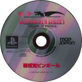 Cartridge artwork for Dragon Beat - Legend Of Pinball on the Sony Playstation.