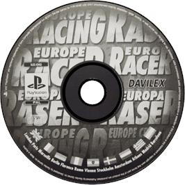 Cartridge artwork for Europe Racer on the Sony Playstation.