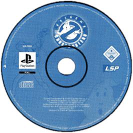 Cartridge artwork for Extreme Ghostbusters - The Ultimate Invasion on the Sony Playstation.