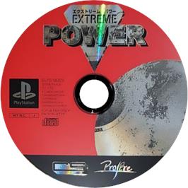 Cartridge artwork for Extreme Power on the Sony Playstation.