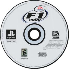Cartridge artwork for F1 2000 on the Sony Playstation.