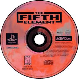 Cartridge artwork for Fifth Element, The on the Sony Playstation.