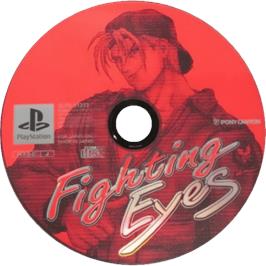 Cartridge artwork for Fighting Eyes on the Sony Playstation.
