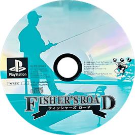 Cartridge artwork for Fisher's Road on the Sony Playstation.