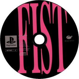 Cartridge artwork for Fist on the Sony Playstation.
