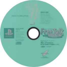 Cartridge artwork for Free Talk Studio - Mari No Kimamana Oshaberi on the Sony Playstation.