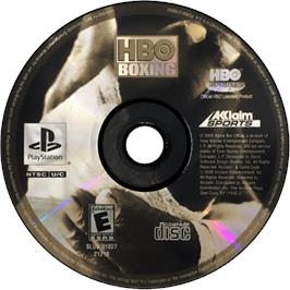 Cartridge artwork for Hbo Boxing on the Sony Playstation.