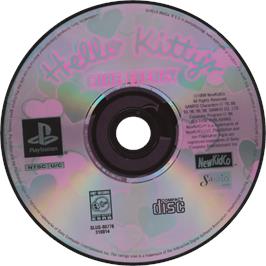 Cartridge artwork for Hello Kitty - Cube Frenzy on the Sony Playstation.