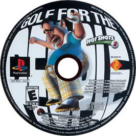 Cartridge artwork for Hot Shots Golf 2 on the Sony Playstation.