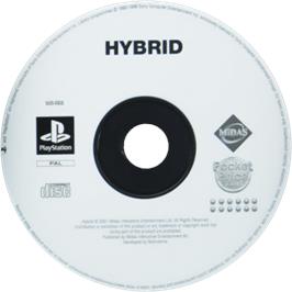 Cartridge artwork for Hybrid on the Sony Playstation.