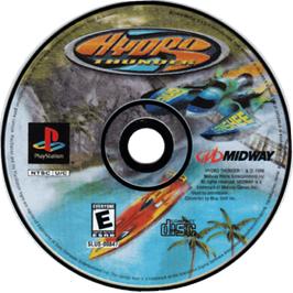 Cartridge artwork for Hydro Thunder on the Sony Playstation.