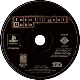 Cartridge artwork for I.q. - Intelligent Qube on the Sony Playstation.