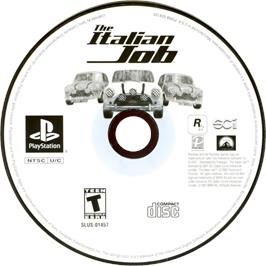 Cartridge artwork for Italian Job, The on the Sony Playstation.