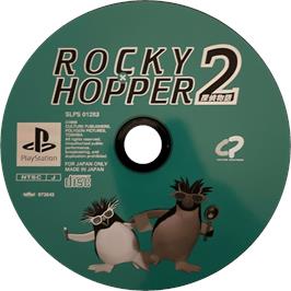 Cartridge artwork for Iwatobi Penguin Rocky X Hopper 2 - Tantei Monogatari on the Sony Playstation.