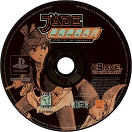 Cartridge artwork for Jade Cocoon: Story of the Tamamayu on the Sony Playstation.