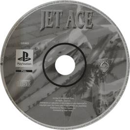 Cartridge artwork for Jet Ace on the Sony Playstation.