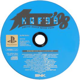 Cartridge artwork for King Of Fighters '98, The on the Sony Playstation.